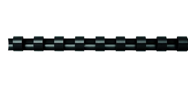 Pack 100 baguettes de reliure plastiques  format A4  8 mm Noir FELLOWES