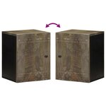 vidaXL Armoire de salle de bain murale 38x33x48cm bois massif manguier