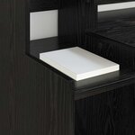 vidaXL Bureau Chêne noir 97 x 45 x 90 cm Bois d'ingénierie
