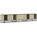 vidaXL Meuble TV chêne sonoma 210x35x41 cm bois d'ingénierie
