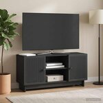 vidaXL Meuble TV 102 x 34 5 x 50 cm Noir Bois d'ingénierie