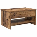 vidaXL Table basse Bois Ancien 80 x 50 5 x 41 5 cm Bois d'ingénierie