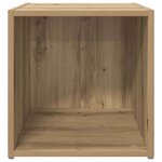 vidaXL Meuble TV 2 Pièces Marron 37 x 35 x 37 cm Bois d'ingénierie