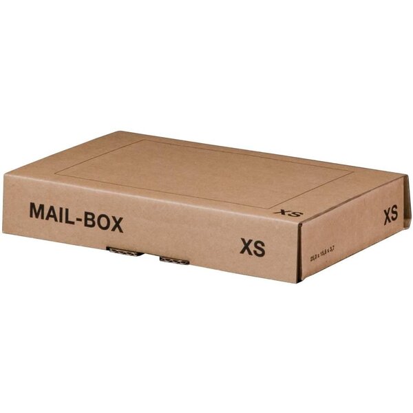 Paquet-carton d'expédition mail box  taille: xs (l)249 x (p)157 x (h)42 smartboxpro