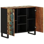 vidaXL Buffet avec 2 portes 90x33x75 cm bois massif de récupération