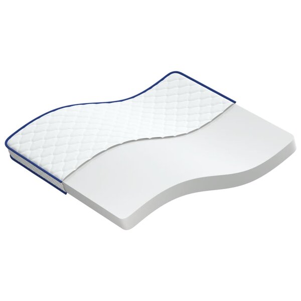 vidaXL Matelas en mousse à mémoire de forme 200 x 160 x 17 cm doux