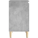 vidaXL Meuble d'évier gris béton 58x33x60 cm bois d'ingénierie