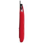 vidaXL Tête de lit suspendue Avec lumière LED Rouge Simili cuir