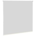 vidaXL Store enrouleur occultant blanc cassé largeur du tissu 151 6 cm