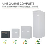 Boite aux lettre Allure 1 porte gris anthracite 7016M