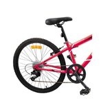 MERCIER Vélo 24'' Cadre Slooping 6 vitesses - Mixte - Rouge
