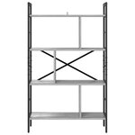 vidaXL Étagère Gris Sonoma 75 x 30 x 123 5 cm Bois d'ingénierie