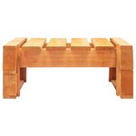 Vidaxl pouf palette de jardin bois de pin imprégné de marron miel