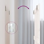 vidaXL Tête de lit murale Blanc 82 5x3x90 cm Bois massif de pin