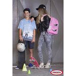 FUNBEE Skate 22 avec sac a dos + casque bol Rose