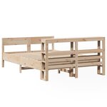 vidaXL Cadre de lit sans matelas 120x200 cm bois de pin massif