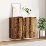 vidaXL Buffet en Bois Ancien  90x34x80 cm  Fabriqué en Bois Ingénierie