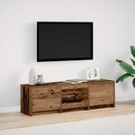 vidaXL Meuble TV Bois ancien 140 x 34 x 40 cm Bois d'ingénierie