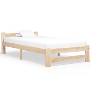 vidaXL Cadre de lit sans matelas bois de pin massif 90x200 cm