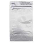 Sachet plastique zip aluminium opaque à soudures étanches 15x22 cm (lot de 250)