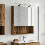 vidaXL Armoire Miroir de Salle de Bain Bois ancien 60 x 14.5 x 70 cm