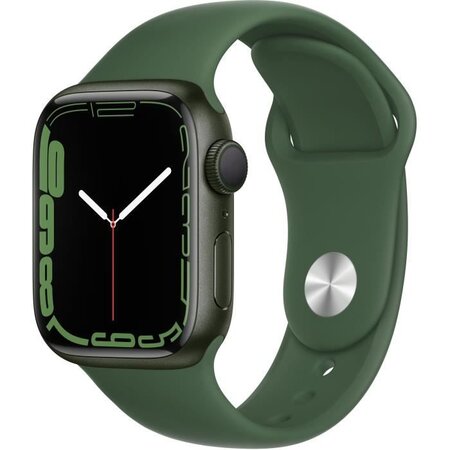 Apple Watch Series 7 GPS - 41mm - Boîtier Green Aluminium - Bracelet Clover Sport