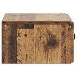 vidaXL Cabinet de chevet mural Bois ancien 49 x 34 5 x 20 cm