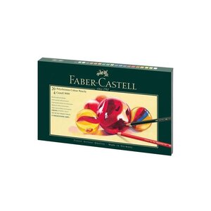 Coffret cadeau de 24 crayons Mixed Media Polychromos + Castell 9000 FABER-CASTELL