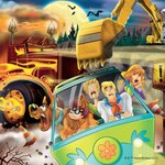 Puzzles 3x49 pieces - les aventures de scooby-doo