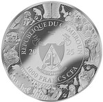 Pièce de monnaie en Argent 1000 Francs g 31.1 (1 oz) Millésime 2025 AI-Nimals PIRATE CAT AI-NIMALS