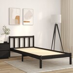 vidaXL Lattes de lit 90x200 cm bois de pin massif