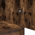 vidaXL Table de Toilette avec tiroir 3 Pièces Marron 40 x 41 x 75 cm