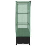 vidaXL Jardinière surélevée avec housse aspect rotin 120x40x138 cm
