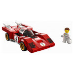 Lego 76906 speed champions 1970 ferrari 512 m modele réduit de voiture de course  jouet de construction pour enfants