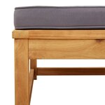vidaXL Salon de jardin avec coussins 10 Pièces bois massif d'acacia