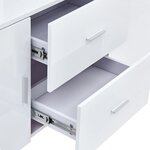 vidaXL Buffet Blanc 160x40x70 cm MDF