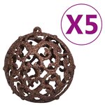 Vidaxl arbre de noël mince avec led et boules bleu 240 cm
