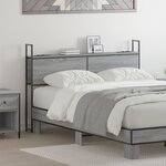 vidaXL Tête de lit de rangement Sonoma gris 140 cm Bois d'ingénierie