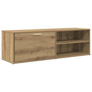 vidaXL Meuble TV chêne artisanal 120x34x37 cm bois d'ingénierie