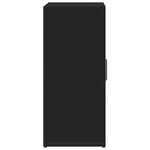 vidaXL Buffet noir 60x31x70 cm bois d'ingénierie