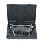 Ks tools clés mixtes 12 pièces avec étui de rangement 8-19 mm