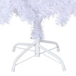 vidaXL Arbre de Noël artificiel avec branches épaisses blanc 180cm PVC