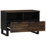 vidaXL Cabinet TV Marron 70 x 33 x 46 cm bois de manguier massif