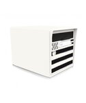 Pack de 4 boîtes aux lettres 1 porte - 2x "Breizh" - 2x "Blanc ivoire"