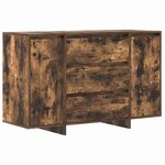 vidaXL Buffet Chêne fumé 120 x 41 x 75 cm Bois d'ingénierie