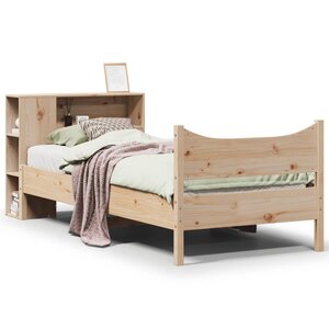 vidaXL Cadre de lit sans matelas 90x200 cm bois de pin massif