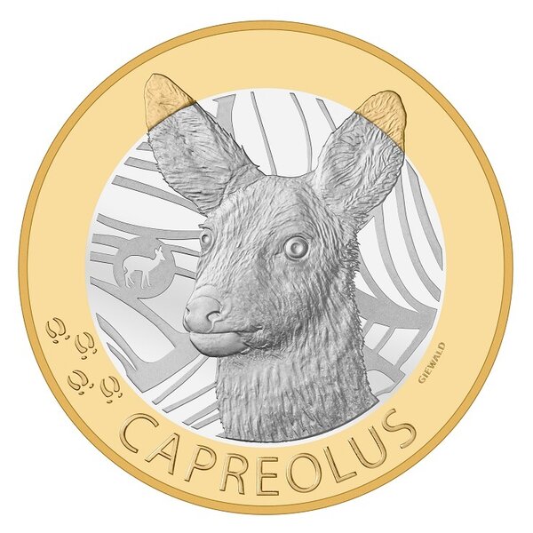 Pièce de monnaie 10 Francs Suisse Chevreuil 2019