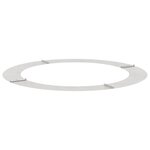 vidaXL Pot en inox Inox Grand Incrustations décoratives Pot de fleur