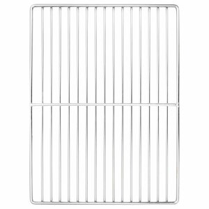 vidaXL Grille de barbecue 40 x 30 cm Acier inoxydable Argenté