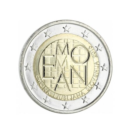 Monnaie 2 euros commémorative slovénie 2015 - emona